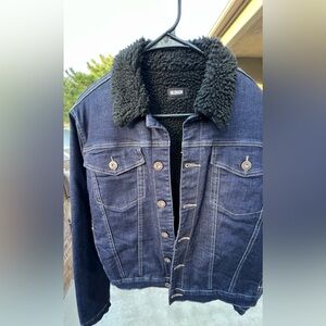 New with tags Kids Hudson denim Sherpa Jacket size XL